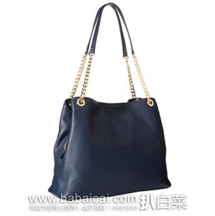 6pm:Michael Kors 女士大号柔软真皮链条托特单肩包 原价8,现4折历史新低9.99 到手¥885