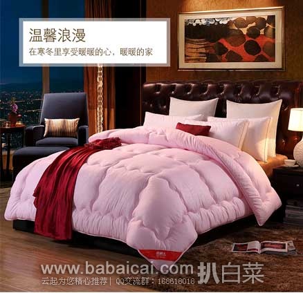 天猫商城：南极人 加厚保暖冬棉被1.5/1.8米床 5~6斤  原价¥399，现￥69元包邮