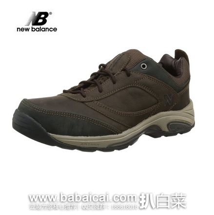 英国亚马逊:New Balance 新百伦 MW956 男式真皮透气徒步鞋 原价£70,现£27.12,直邮退税实付£22.6,直邮无税,到手¥309
