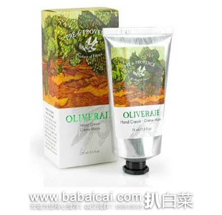 Pre De Provence Oliveraie 纯天然成分 抗氧化 橄榄油精华护手霜 75ml  售价$9.99