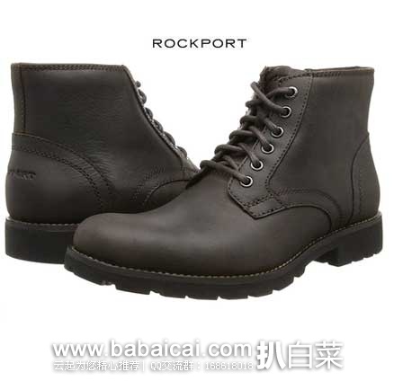 英国亚马逊：Rockport 乐步 男士 真皮高帮休闲靴 （原价£120，现售价£36），直邮退税后新低£30