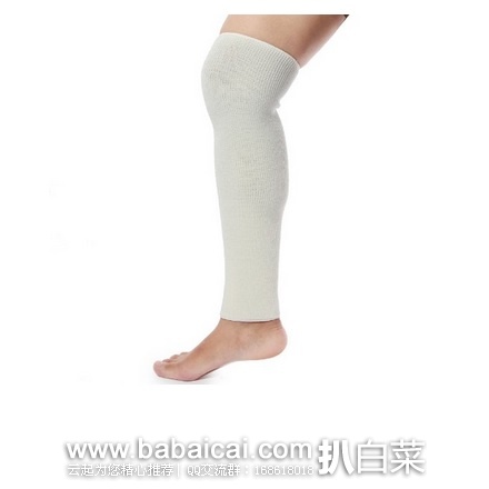 日本亚马逊：Three Runners 蚕丝 绢丝自发热保暖老寒腿加长护膝护腿特价1014日元（￥64）