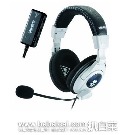西班牙亚马逊:Turtle Beach 使命召唤:幽灵特别版 游戏耳机 原价€100,现€24.99,直邮退税实付2.1折历史新低价€20.65 ,直邮无税,到手仅¥263