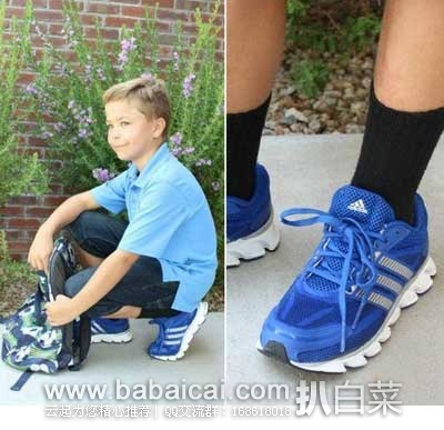 6PM：Adidas Kids 阿迪达斯 Powerblaze K女童跑步鞋 原价，现5折售价.99