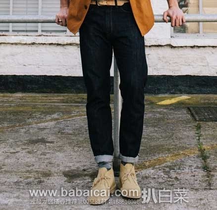 Clarks 其乐 Bushacre 2 男士 两孔系带真皮沙漠靴 原价0,现售价.24