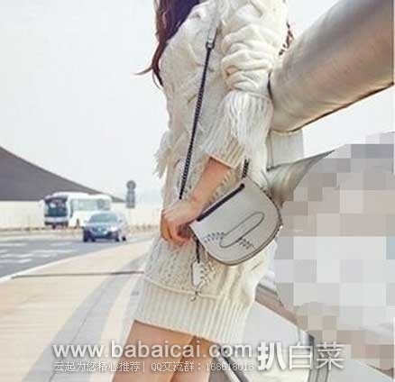 6PM:COACH 蔻驰 女士 Pebbled Small Shadow Crossbody 真皮单肩斜挎包 (原价5,现特价9.99),公码9折后实付9.99