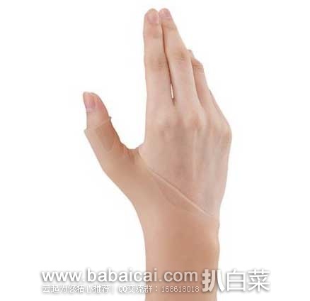 日本亚马逊：Chez Moi 预防大拇指手腕劳损\腱鞘炎手腕 (半透明薄款)  现特价1122日元（约￥67元）