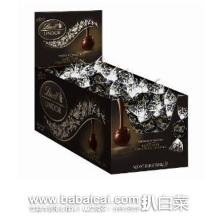 Lindt 瑞士莲 60%黑巧克力 软心巧克力球120粒 原价$38，现秒杀价仅$14.24，到手￥200