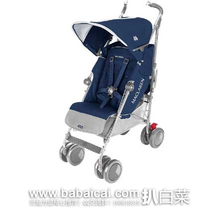 亚马逊中国:英国 Maclaren 玛格罗兰 Techno XT婴童车 深蓝色 现秒杀价¥1499元含税包邮