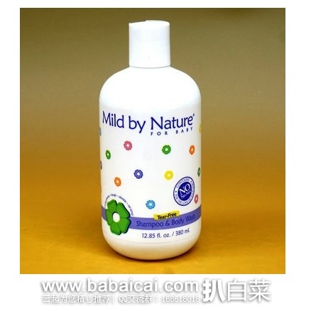 iHerb：Mild By Nature二合一宝宝洗发沐浴露380ml 原价$9，今日限时特价$1，凑单直邮包邮到手￥6.6