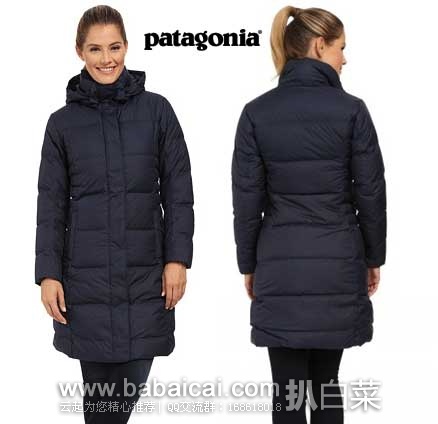 6PM：Patagonia 巴塔哥尼亚 女士 长款 600蓬 超轻羽绒服（原价$299，现5折售价$149.99），公码9折后实付$134.99