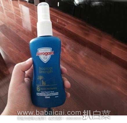 Aerogard 长效防蚊驱蚊喷雾 135ml 澳洲Chemist Direct药房:Aerogard 长效防蚊驱蚊喷雾 135ml AU.95 约¥33