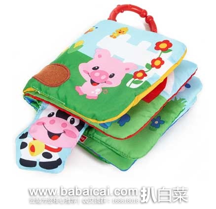 日本亚马逊:Fisher Price 费雪 小牛款 婴儿手抓书 现售价818日元(约¥49元)