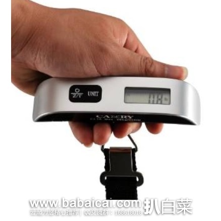Camry 超便携行李电子秤原价$30,现$7.99,用码$6.4,直邮无税