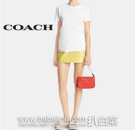6PM:COACH 寇驰 女士 真皮手拿包 原价5,现新降好价.99