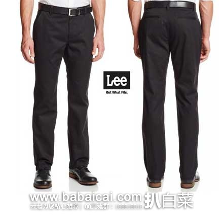 LEE 李牌 男士 Straight-Leg College Pant 直筒休闲裤 原价,现售价.99