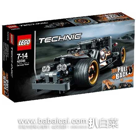 亚马逊中国:2016年新款,LEGO 乐高 42046 机械组 狂野赛车 现秒杀价¥179,折后实付¥159包邮