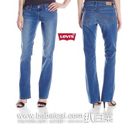 Levi’s 李维斯 524 Juniors 女士低腰瘦腿牛仔裤 原价$49.5，现售价$30.7