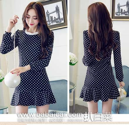 Milaijones/米莱琼斯 韩版大码修身包臀连衣裙 天猫商城:Milaijones/米莱琼斯 韩版大码修身包臀连衣裙 原价¥ 128,现新品尝鲜价¥19.9元包邮