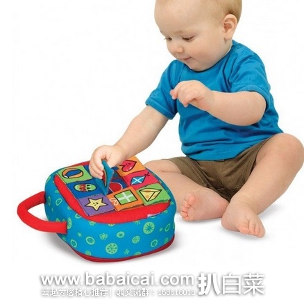 Melissa & Doug 便携式形状分类玩具包 原价$20,现$12.91,直邮免税