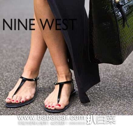 Nine West 玖熙 Venga 女士性时尚夹脚平底凉鞋 6PM:Nine West 玖熙 Venga 女士性时尚夹脚平底凉鞋 原价,现特价.99