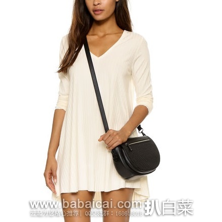 Rebecca Minkoff官网:2016年新款 瑞贝卡明可弗 经典星星镂空真皮马鞍包 原价5,现历史新低,到手约¥620