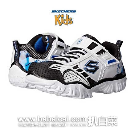 SKECHERS KIDS Star Wars: Damager III - Hypernova 6PM:SKECHERS 斯凯奇 星球大战 童款 真皮运动鞋 原价,现特价.99