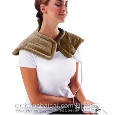 Sunbeam 肩颈部热疗披肩 原价,现.99,直邮含税到手¥273