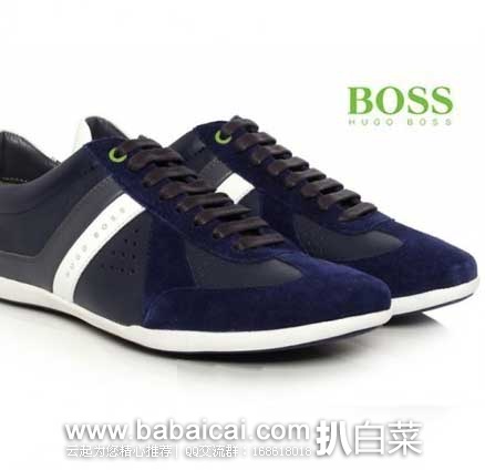 HUGO BOSS 雨果博斯 绿标 男士 经典系带低帮真皮板鞋 法国亚马逊:HUGO BOSS 雨果博斯 绿标 男士 经典系带低帮真皮板鞋 (原价€180,现降至€54),直邮自动退税后实付€45,还可叠加9折码