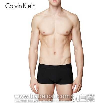 Calvin Klein Black顶级款黑标系列 超弹款面料 Trunk 男士 平角内裤 现特价.89起