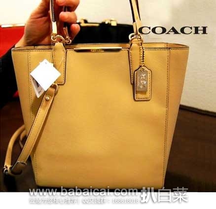 6PM:COACH 蔻驰 女士 真皮单肩手提包 原价8,现新降好价9.99