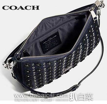 COACH Floral Rivets Chelsea Crossbody 蔻驰女士花朵雕刻真皮单肩包 6PM:COACH 蔻驰 Floral Rivets Chelsea Crossbody 女士 真皮单肩包 原价5,现5折售价2.99