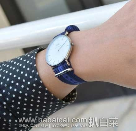 Daniel Wellington 丹尼尔 惠灵顿 Swansea Silver Watch 女士 时尚石英表 0603DW 现售价.1