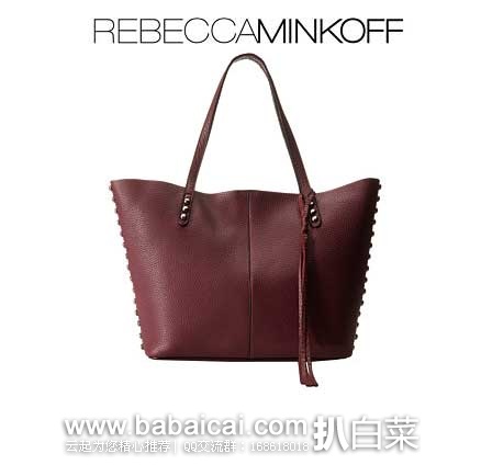 6PM:Rebecca Minkoff 瑞贝卡明可弗 女士 真皮单肩手提包 原价5,现4折售价9.99