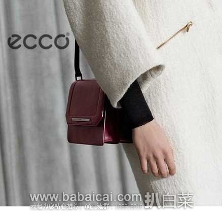 ECCO Glady Small Saddle Bag 爱步女士真皮单肩手提包 6PM:ECCO 爱步 Glade Handbag 女士 真皮 单肩斜挎包 (原价0,现4折2.99),公码9折后实付1.69
