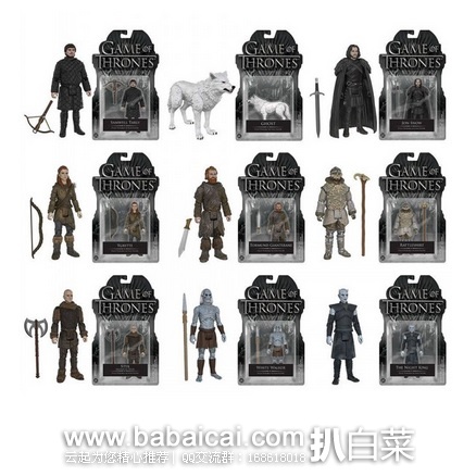 Funko 权利的游戏 多款立式玩偶公仔 $10.99 直邮无税,到手仅¥100