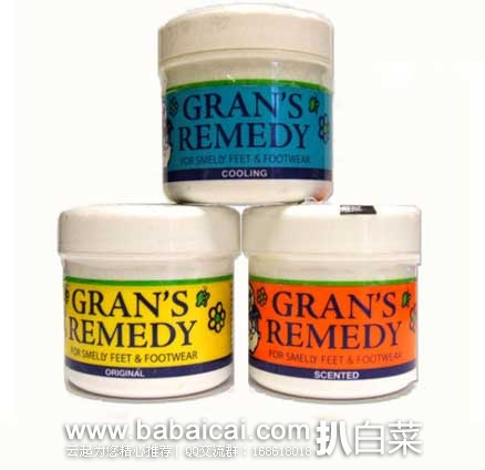 Grans 除菌除脚臭治疗足粉(香味) 50g 澳洲Pharmacyonline药房:Grans 除菌除脚臭治疗足粉(香味) 50g 现特价澳元.95(约¥66)