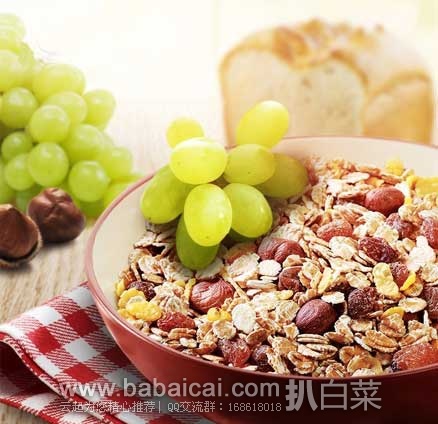 亚马逊中国：Jason捷森葡萄干果仁麦片1KG(德国进口)   现秒杀价￥35.5