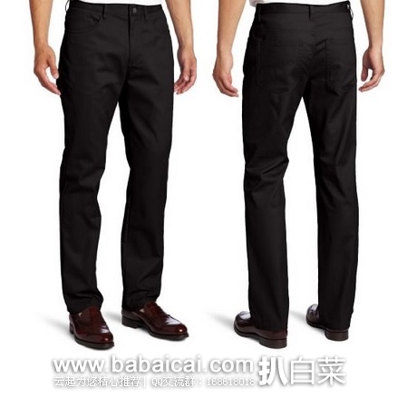 Lee 李牌 Uniforms Slim straight 修身休闲裤 原价$58,现$17.59,到手仅¥174