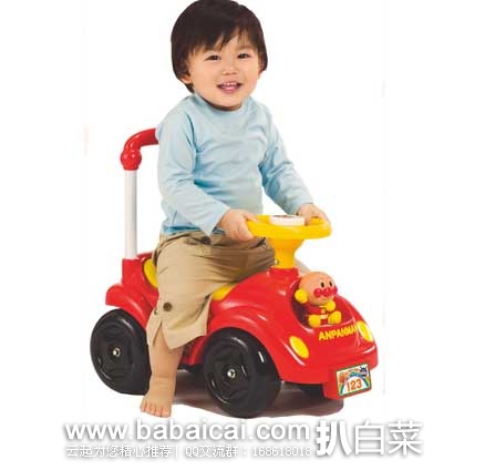 日本亚马逊：日本 Anpanman 面包超人 多功能婴儿 学步车滑行车  现好价3691日元（约￥239元）