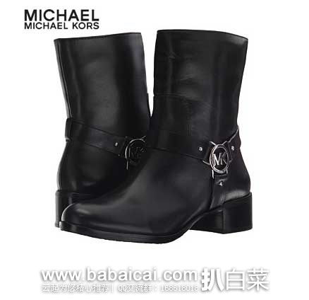 6PM：Michael Kors 女士真皮休闲靴 （原价$250，现特价$89.99），公码9折后实付$80.99