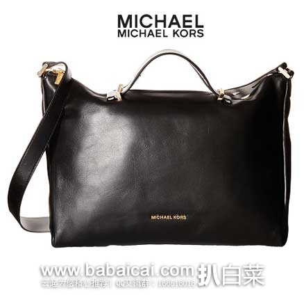 MICHAEL Michael Kors Chelsey Large Convertible Shoulder大号单肩手提包 6PM:Michael Kors 大号 女士 真皮单肩手提包 原价8,现5折售价9.99