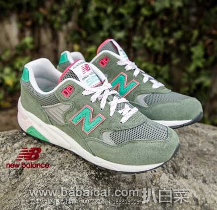 New Balance新百伦美国折扣店: WRT580XA 经典款 女士复古跑鞋 原价0,现特价.99