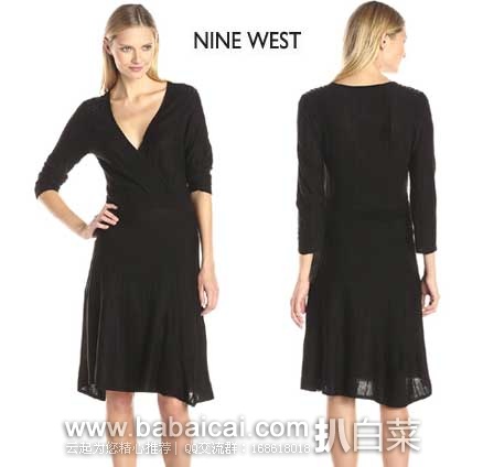 Nine West 玖熙 Sleeve Fit and Flare 女款连衣裙 Nine West 玖熙 Sleeve Fit and Flare 女款连衣裙 特价.34,到手约¥220