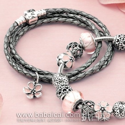 英国亚马逊:Pandora 潘多拉 390347EN40 樱花吊坠 特价£29.64,直邮退税实付£24.7,直邮免税,到手仅¥263