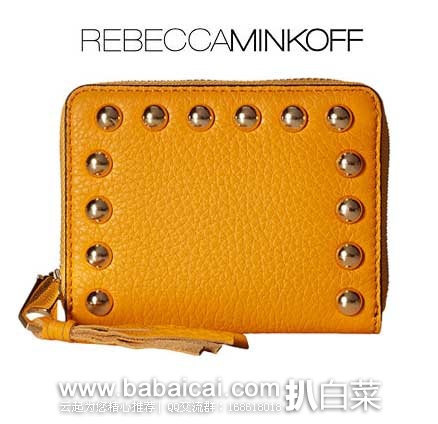 6PM：Rebecca Minkoff 瑞贝卡明可弗 女士 真皮手拿包 原价$95，现4折售价$37.99