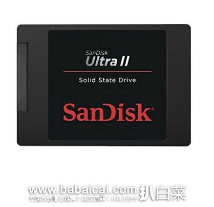英国亚马逊：SanDisk 闪迪 Ultra II 至尊高速II 固态硬盘 960G （原价£231，现金盒售价£139.99），直邮退税后实付£116.66