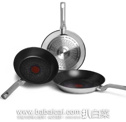 西班牙亚马逊：Tefal 特福 不锈钢红点不沾锅 30cm （原价€35 ，现售价€24.03），直邮退税后售价€19.86