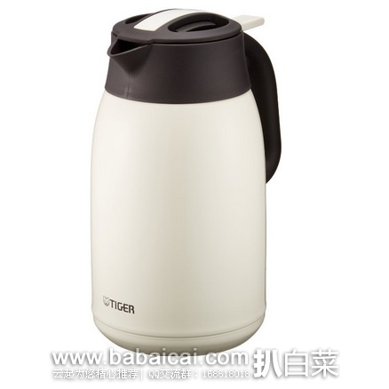 日本亚马逊：TIGER 虎牌 PWM-B160 1.6L容量 保温壶 特价2916日元（￥169）
