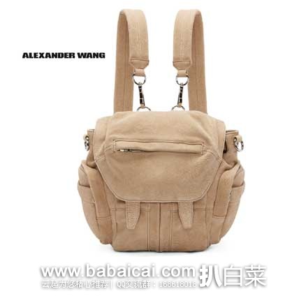 SSENSE: Alexander Wang 女士 真皮小号 帅酷单肩包 原价0,现特价3